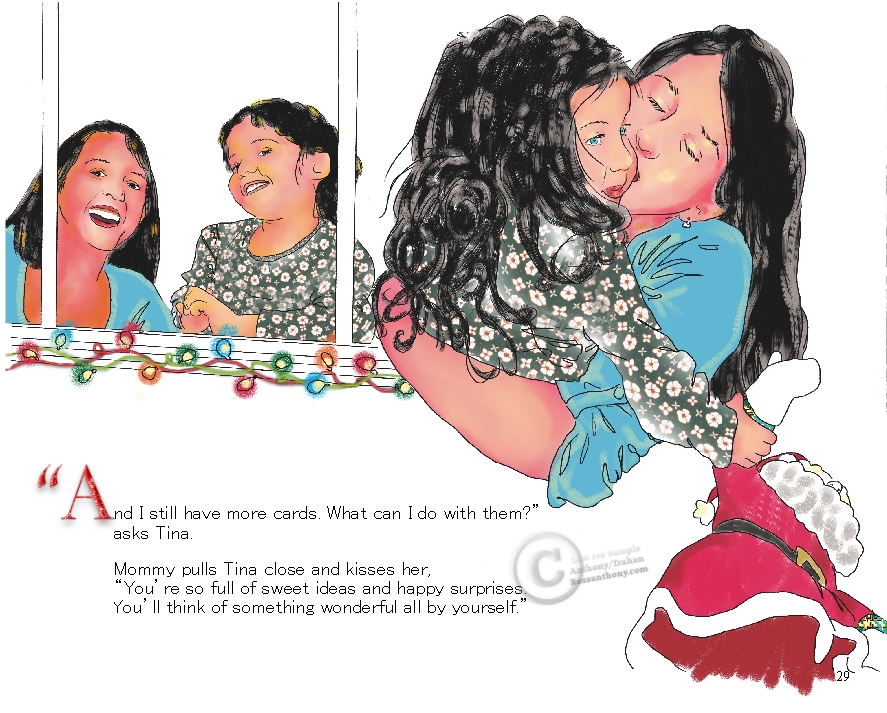 santa story and tina